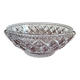 Large crystal bowl with 2 handles, diameter 23 cm, height 9.6 cm