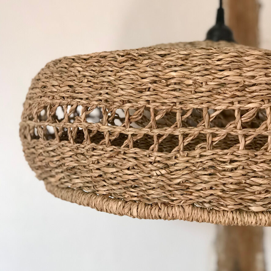 Wicker basket suspension