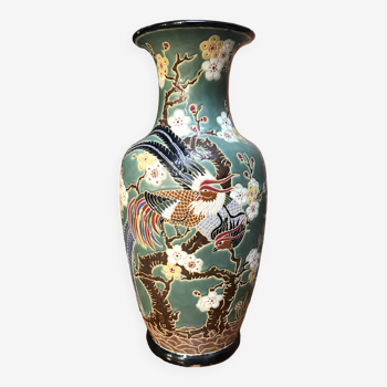 Japanese print style vase