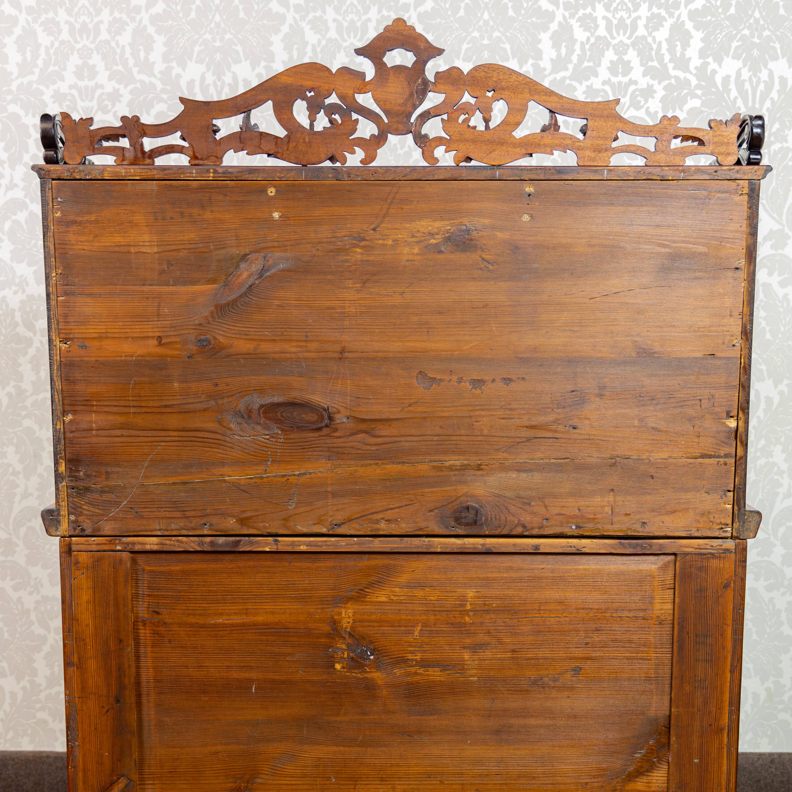Louis-Philippe cylinder desk in mahogany 1850-1870