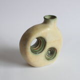 Space Age Ceramic Vase with Openings by Nikos Dazelidis, Athens, 1960s