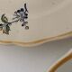 12 art nouveau flat plates from Boch La Louvière, peacock model