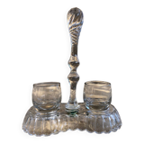 Crystal salt and pepper shaker set