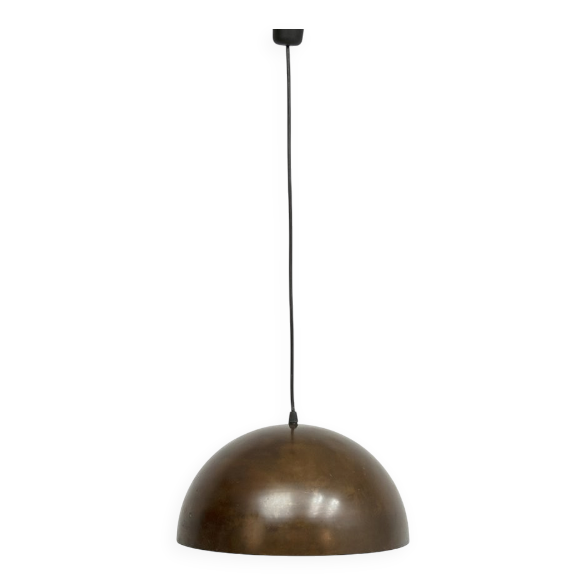 Vintage Scandinavian Copper Pendant