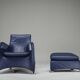 Set of Loge Lounge Chair & Ottoman by Gerard Van Den Berg for Montis, 1990s
