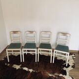 Series of 4 vintage chairs