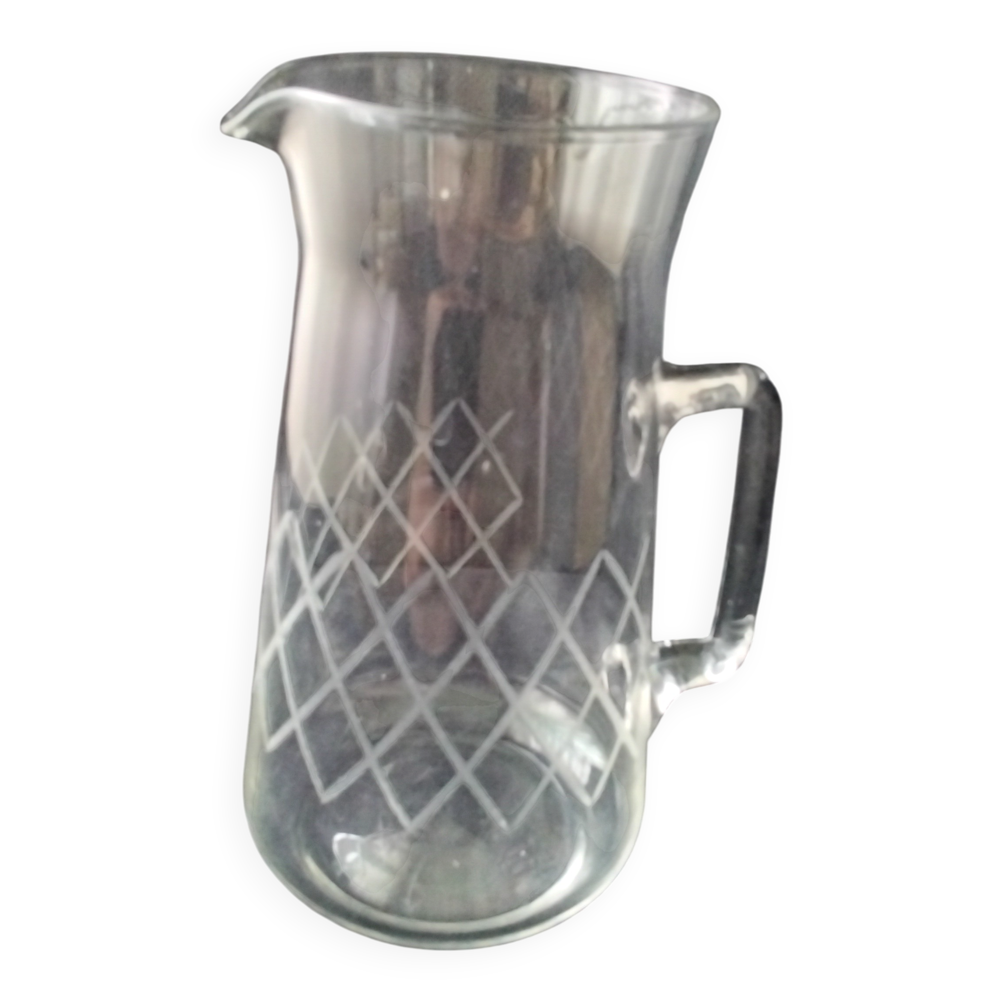 Water jug or orangeade Decor crosshatch