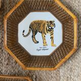 4 Raymond Waites plates 1980.