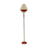 Brass and plastic floor lamp, 1960