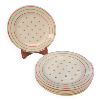 6 KG Lunéville dessert plates