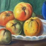 Still life with fruit signed J de Sereys and dated 1974