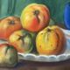 Still life with fruit signed J de Sereys and dated 1974