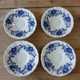 4 tasses et soucoupes anciennes
