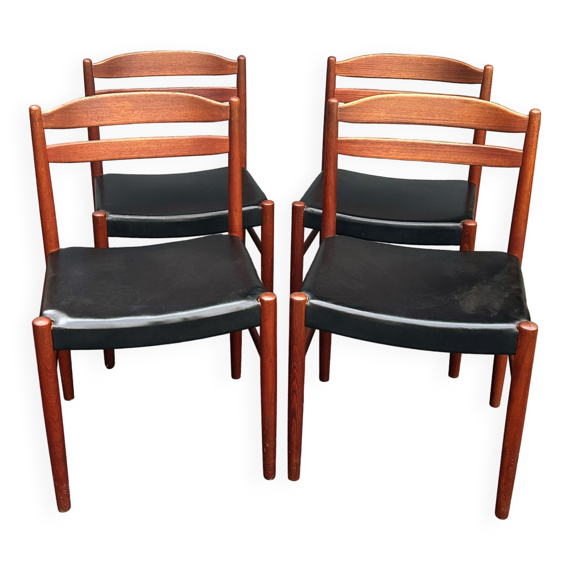 Four scandinavian johansson chairs