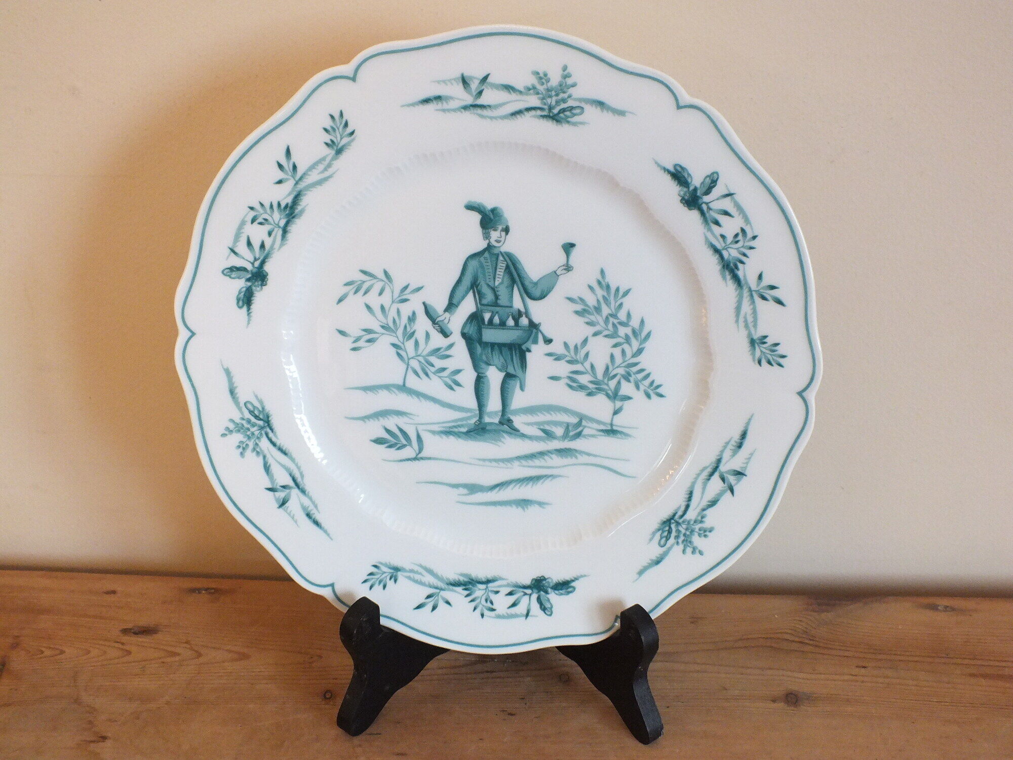 Set of 6 flat plates Limoges Haviland