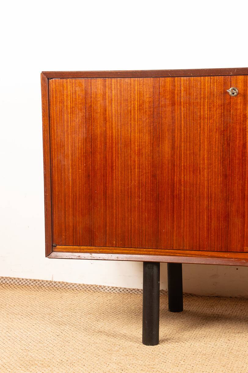 Modernist enfilade, 180 cm, French, Rosewood, Tricoire and Vecchione.