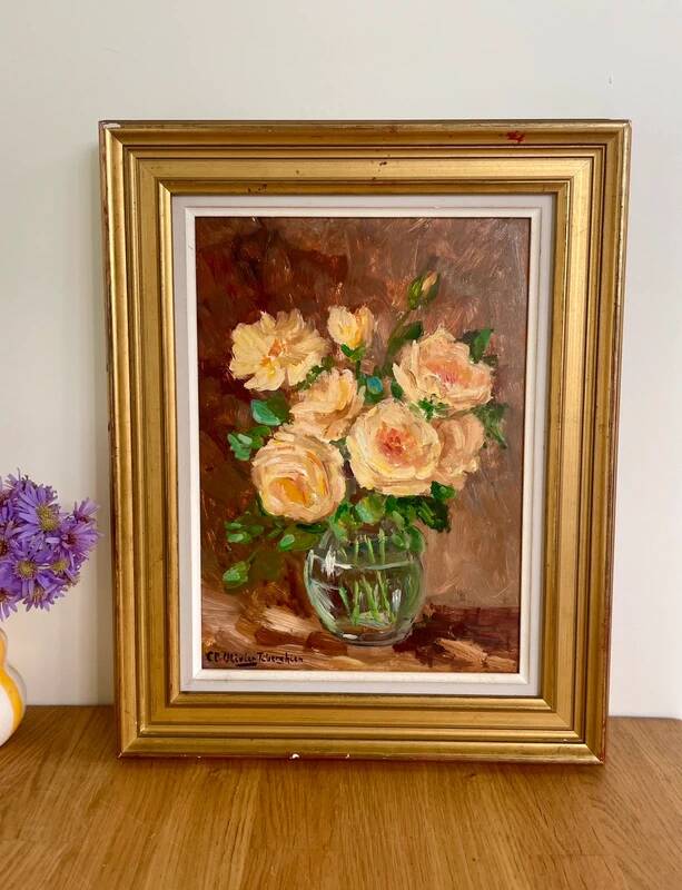 Flower bouquet painting