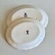 2 plats de service Mason’s Vista Blue – Faïence anglaise bleue et blanche