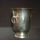 Silver metal ice bucket