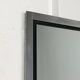 Vintage wooden console table with aluminum mirror, Italy, 1970s, original