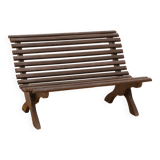 Vintage Garden bench, 1980s, Czechoslovakia