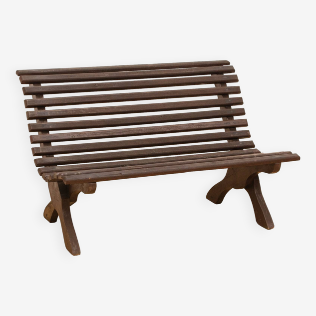 Vintage Garden bench, 1980s, Czechoslovakia