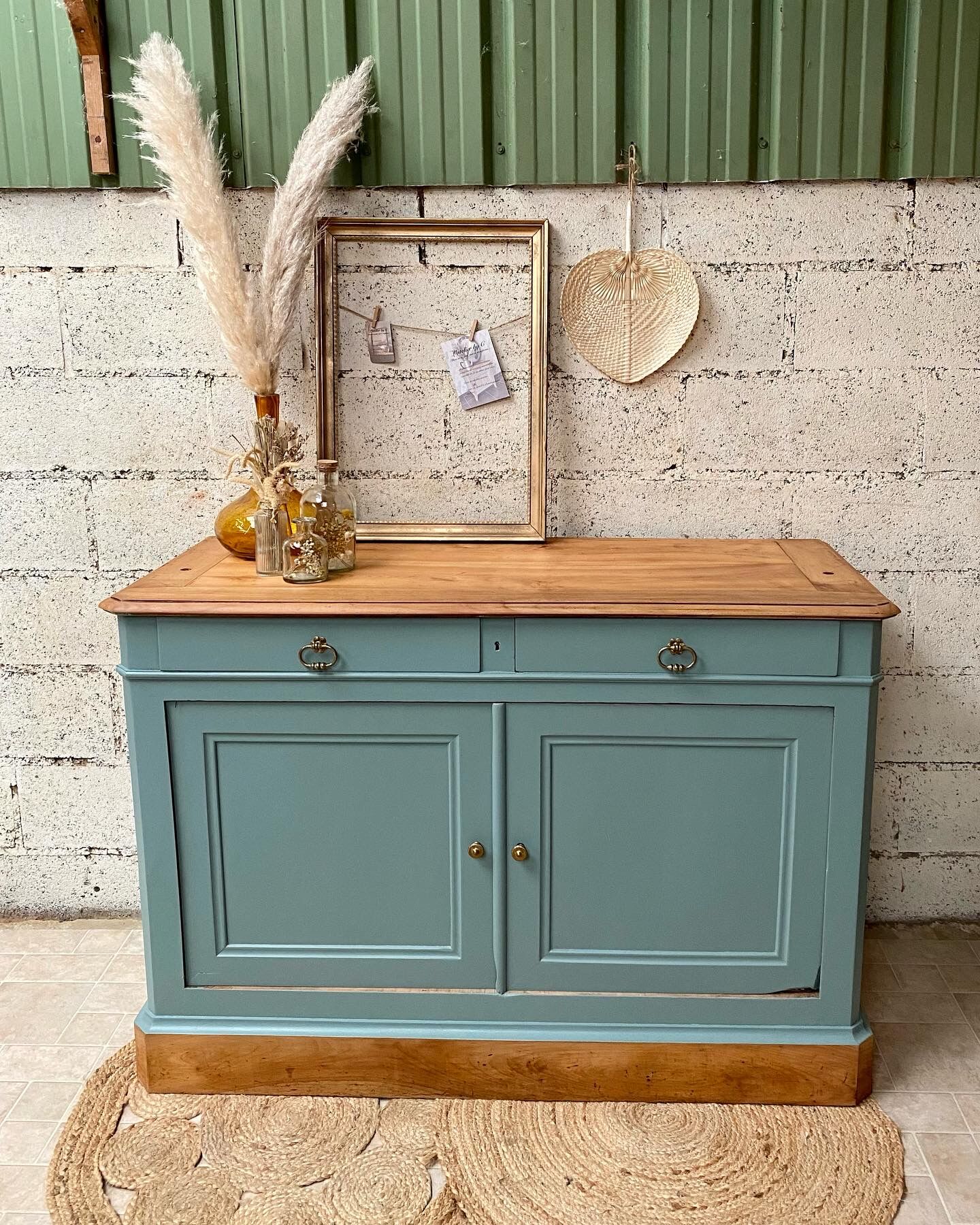 Antique buffet in solid wood