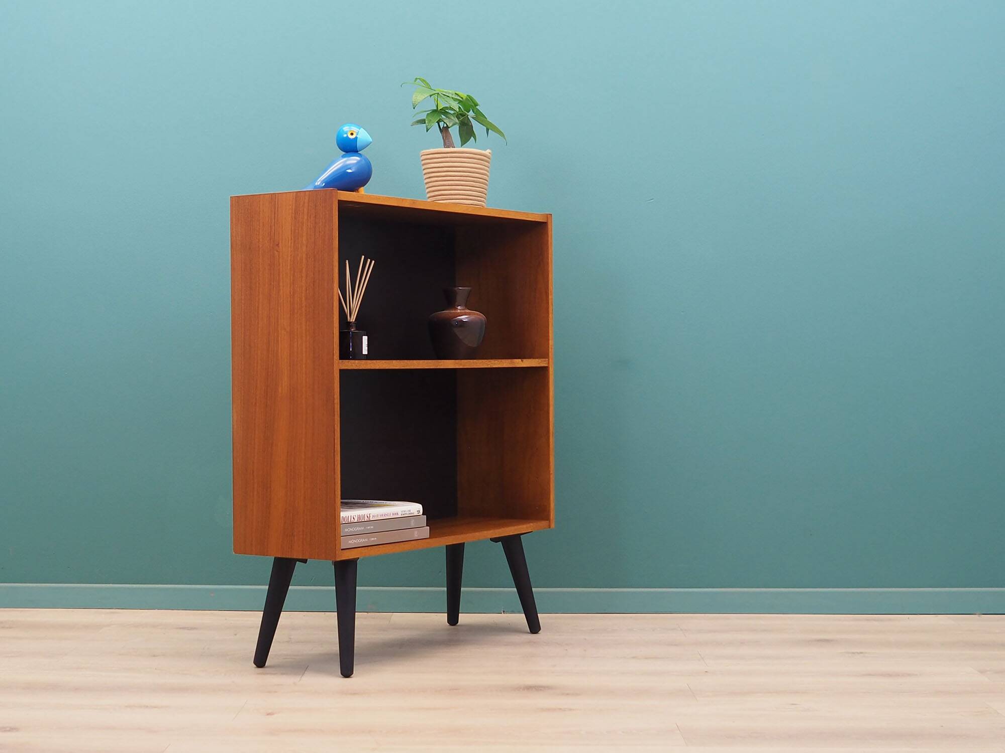 Teak bookcase, Danish design, 1970s, production: Denmark