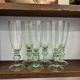 Bubbled glass flutes Montauroux