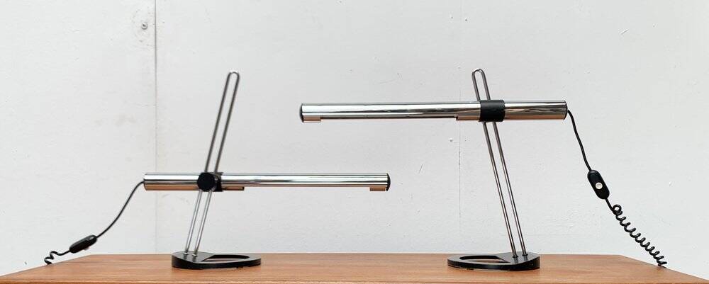 Lampes de table allemandes postmodernes Space Age de Kotzolt Leuchten, années 1970, lot de 2