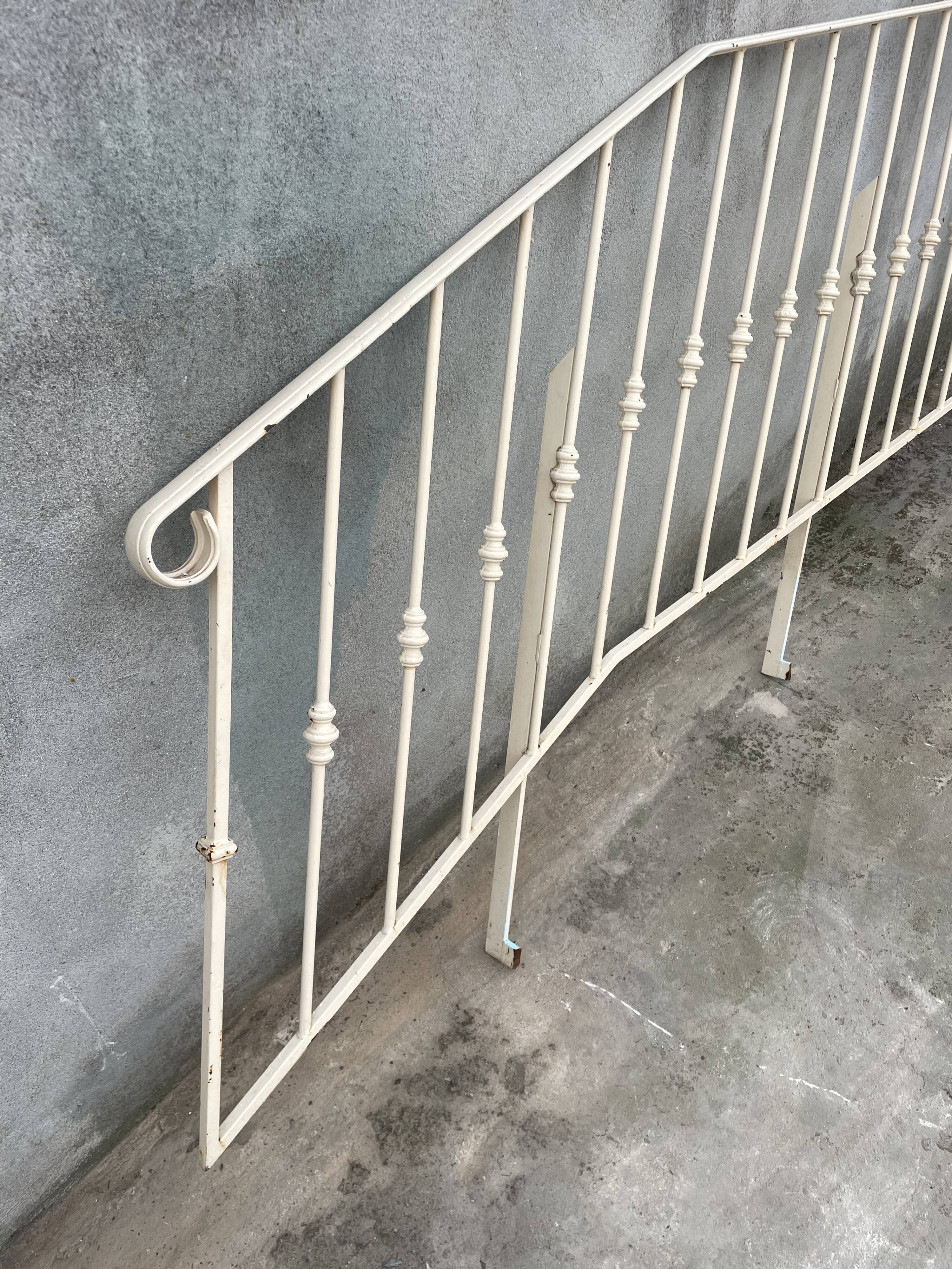 Iron stair railing