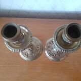 Paire de bougeoirs anciens