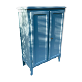 Buffet parisien bleu vintage