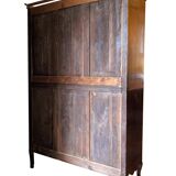 Petite armoire de port en acajou XVIIIe siècle