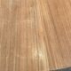Table à manger scandinave ronde extensible décapée en teck 115cm
