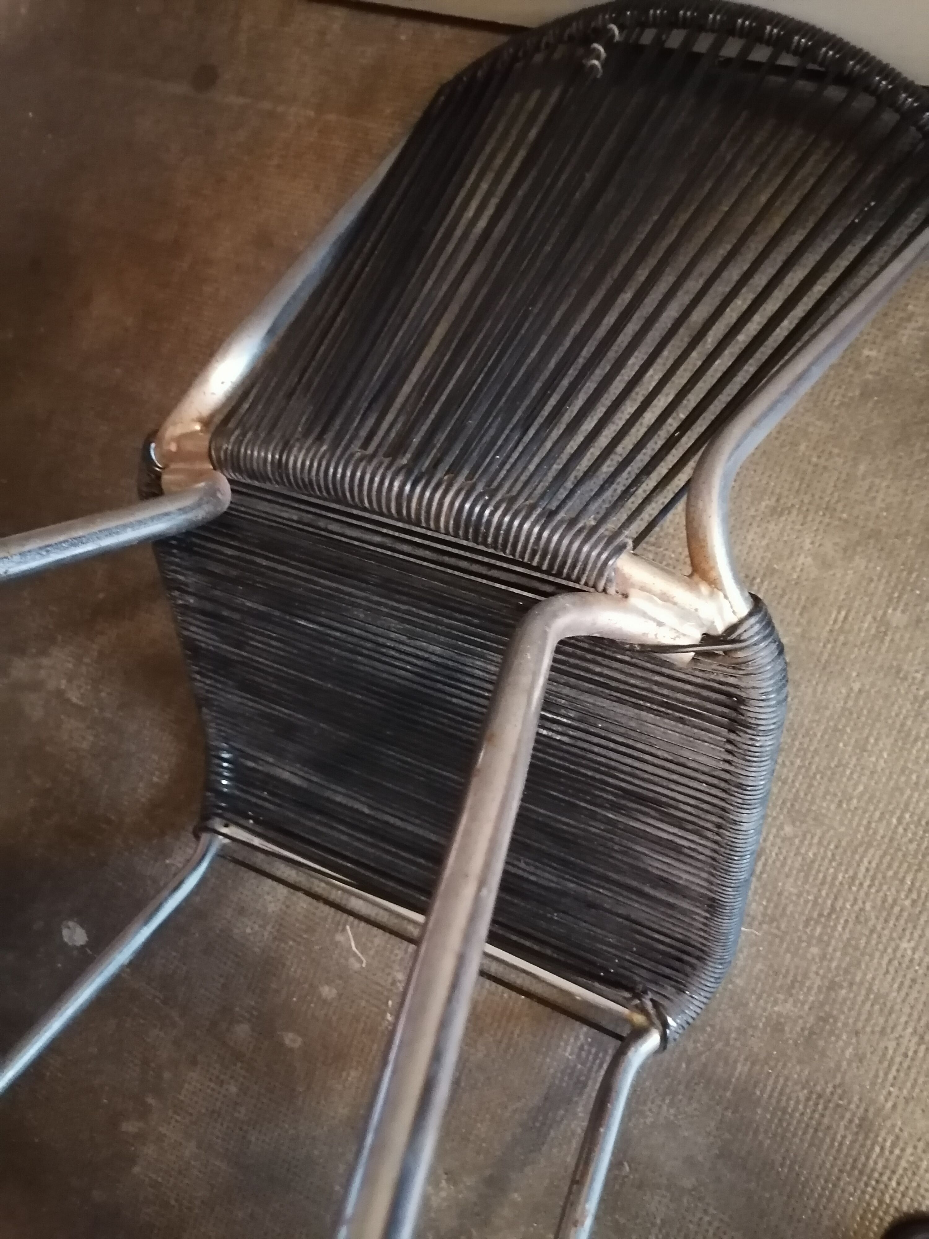 Chair scoubidou, 1950-60s