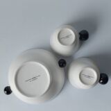 Set ensemble petit déjeuner tasses et bol design Constance Guisset
