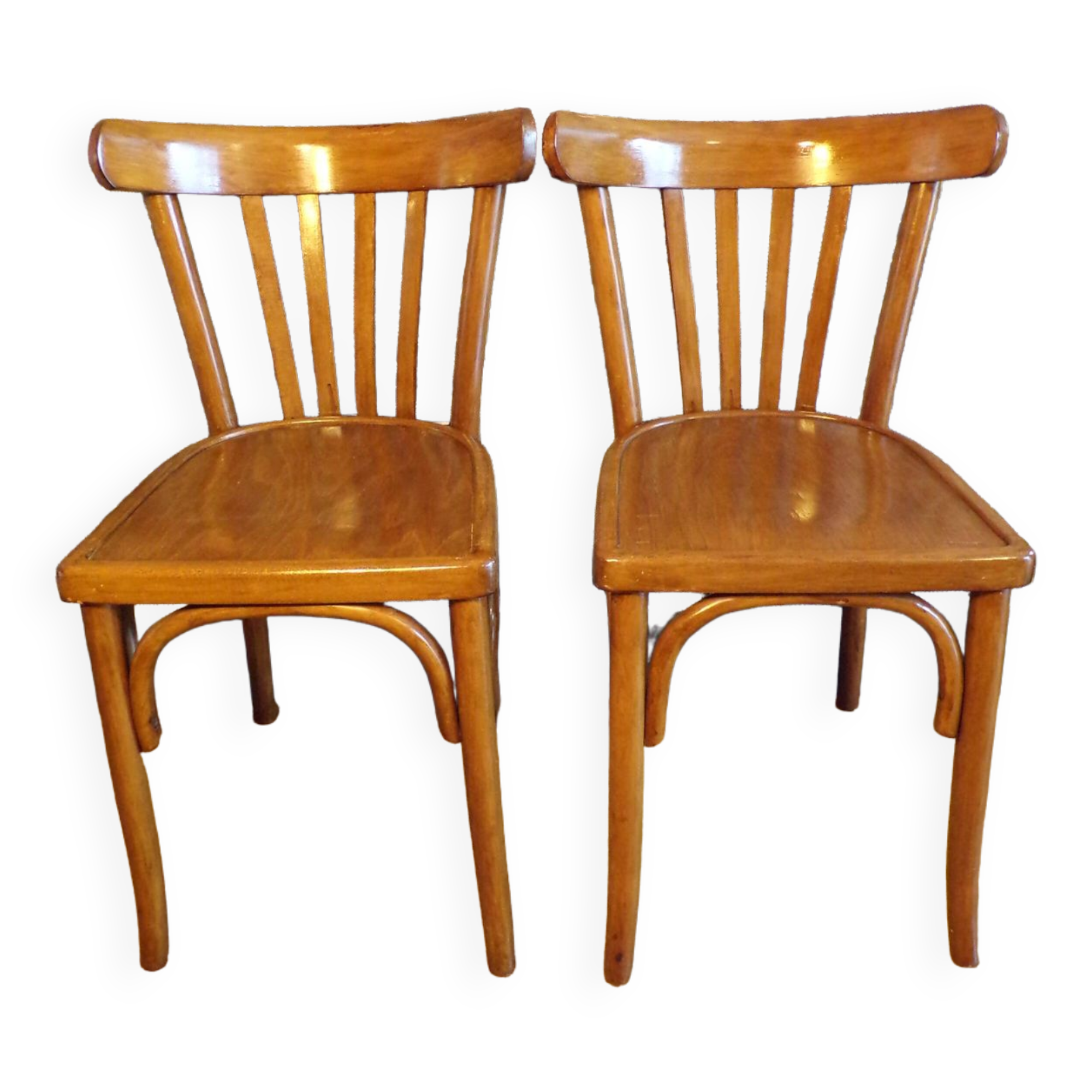 Pair of vintage bistro chairs