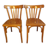 Pair of vintage bistro chairs