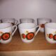 Serving 6 vintage coffee cups