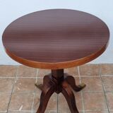 Table d'appoint en bois et laiton style empire