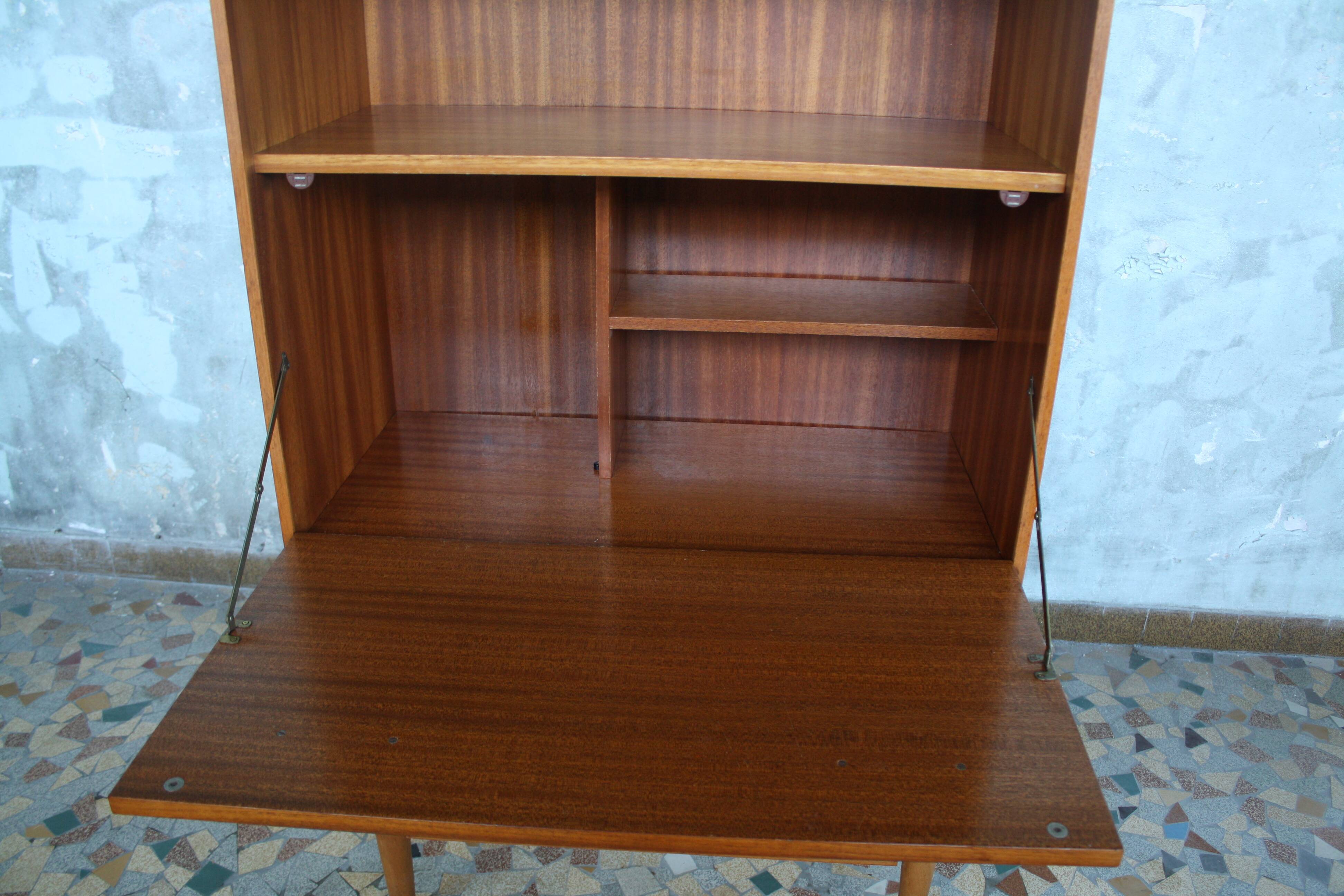 Secretary teck vintage oak