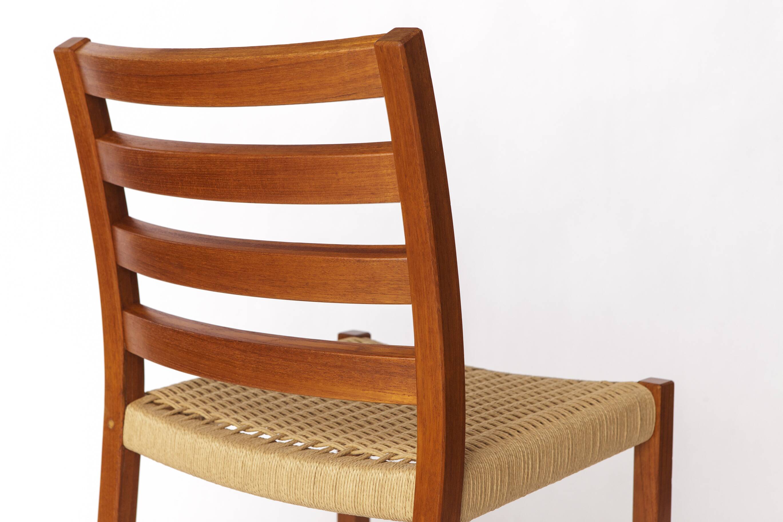 1 of 2 Niels O. Møller Chair Model 408 Teak Danish Mid-Century Vintage