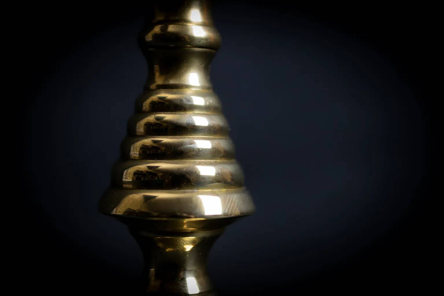 Pair of Victorian copper and brass candlesticks