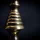 Pair of Victorian copper and brass candlesticks