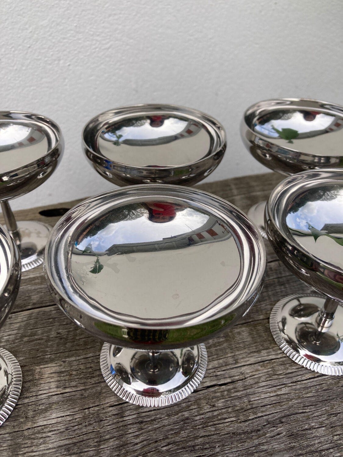 6 coupes inox Letang Remy