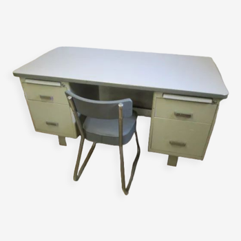 Metal desk 60' type Strafor with chair