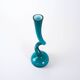 Turquoise vase, Swing Vase, Danish design, manufactured by Normann Copenhag