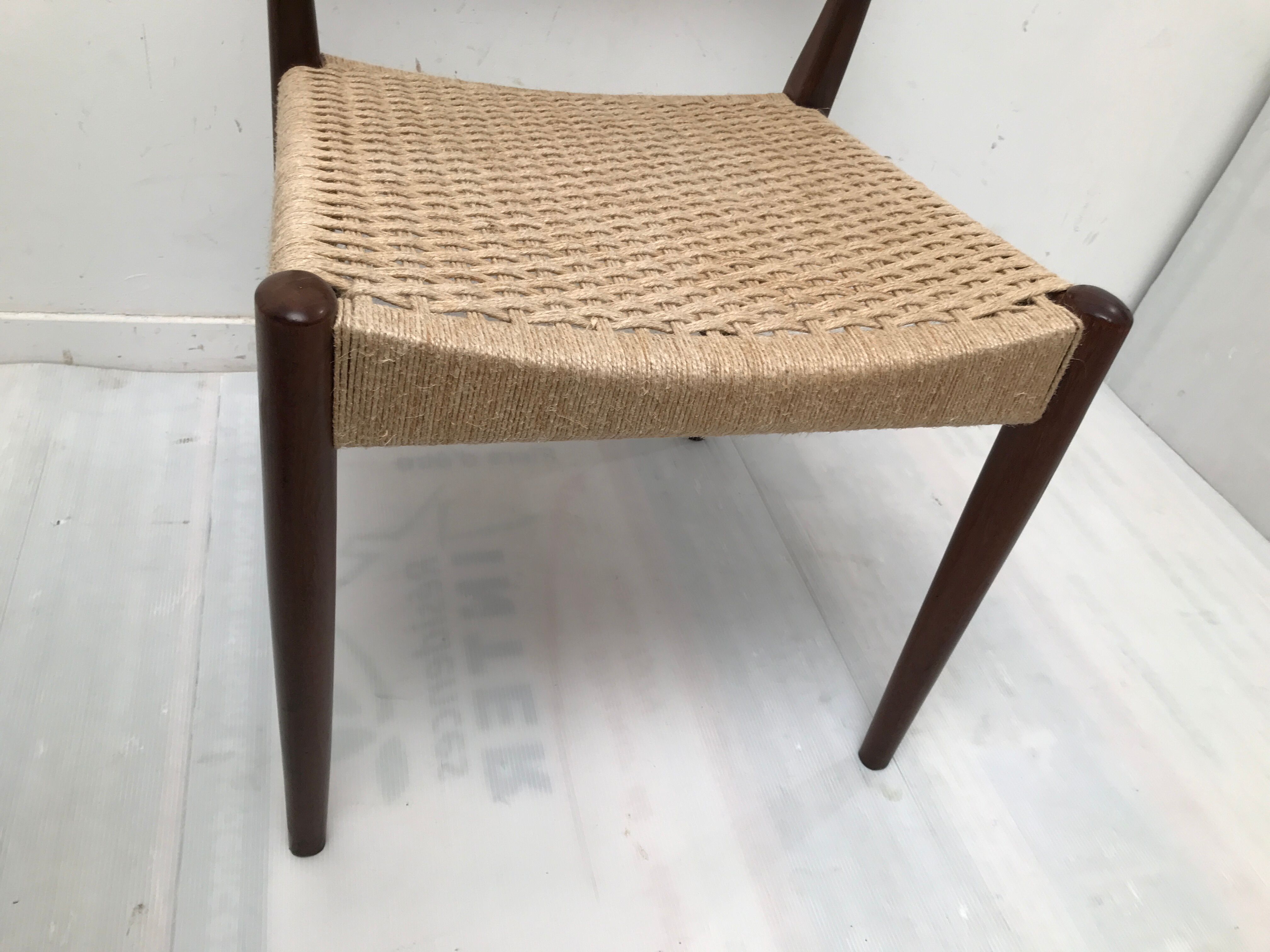 Pair of danish scandinavian chair dating from the 50