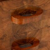 Meuble Vitré Rurka en Ronce de Noyer, Art Déco – 1940